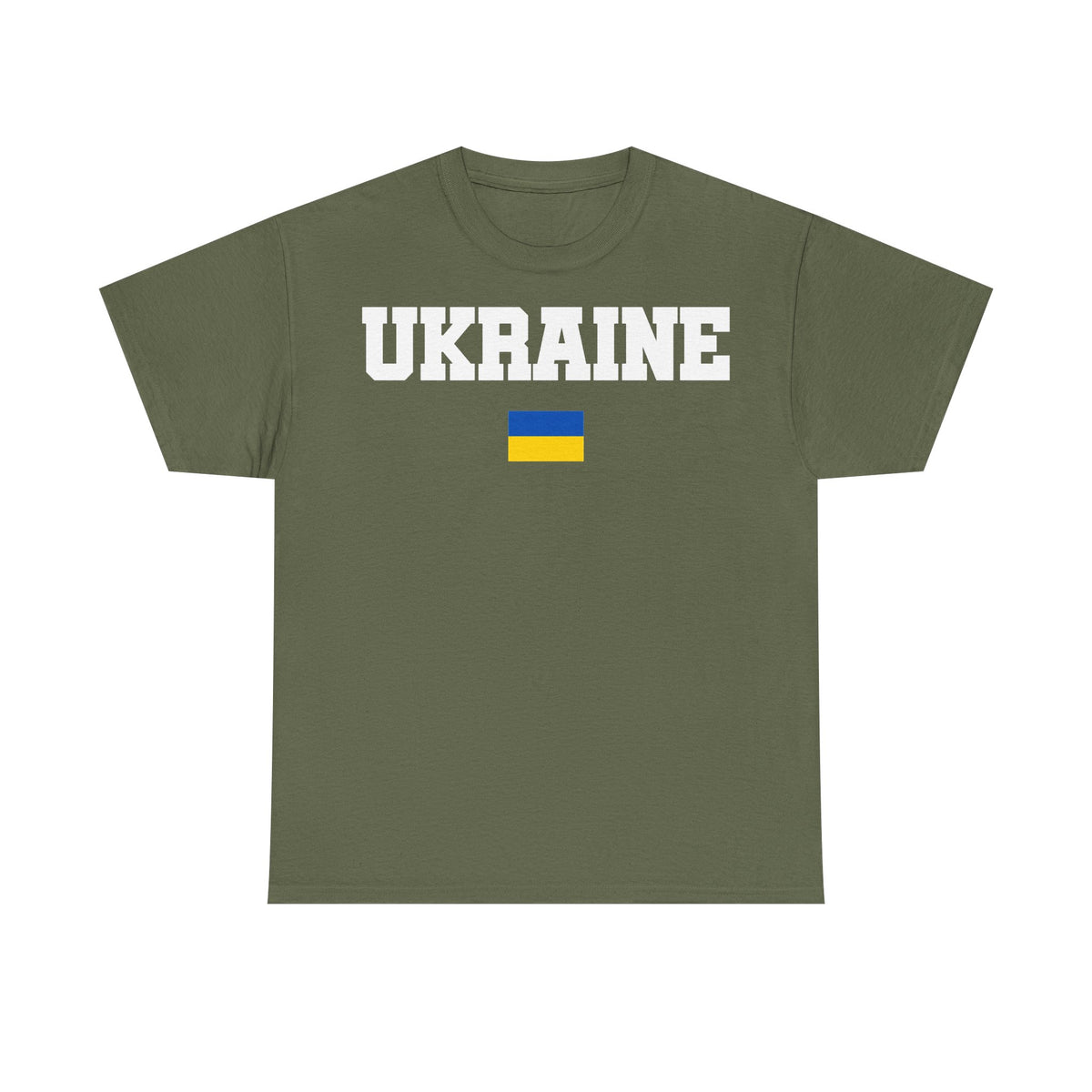 Bandera de Ucrania escudo idea de regalo afición al deporte moda vintage - Camiseta unisex