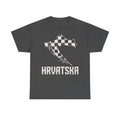 Hrvatska Kroatien Flagge Wappen Fußball Sport Fan - Unisex T-Shirt