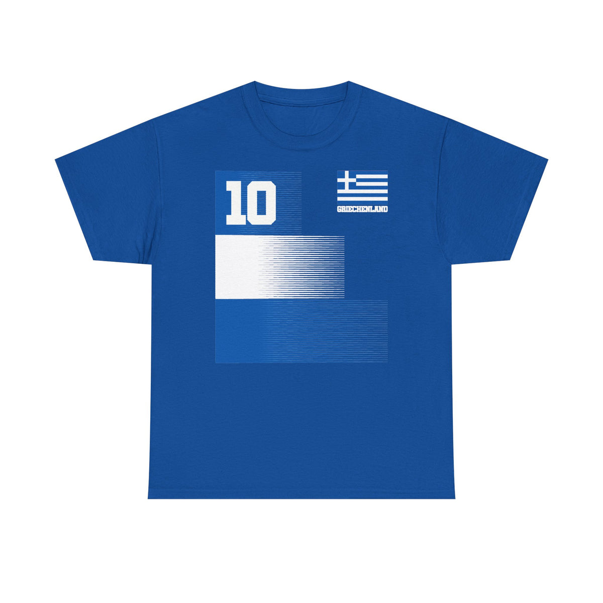 Grecia Grecia Bandera Escudo Patria Fútbol Deporte Aficionado Idea de regalo - Camiseta unisex