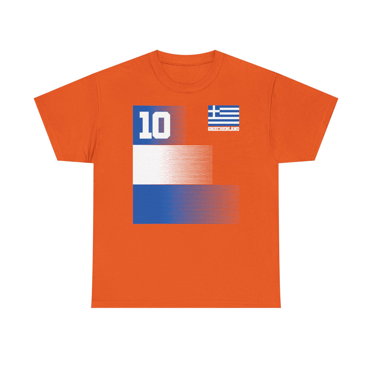 Grecia Grecia Bandera Escudo Patria Fútbol Deporte Aficionado Idea de regalo - Camiseta unisex