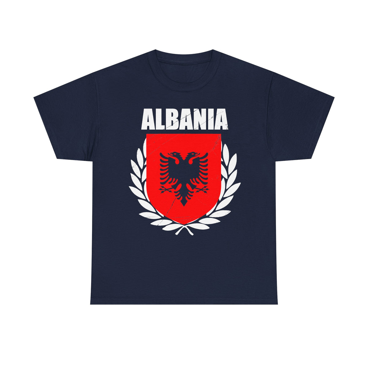 Camiseta unisex de Albania, escudo albanés, bandera, águila, fútbol, aficionado, deporte