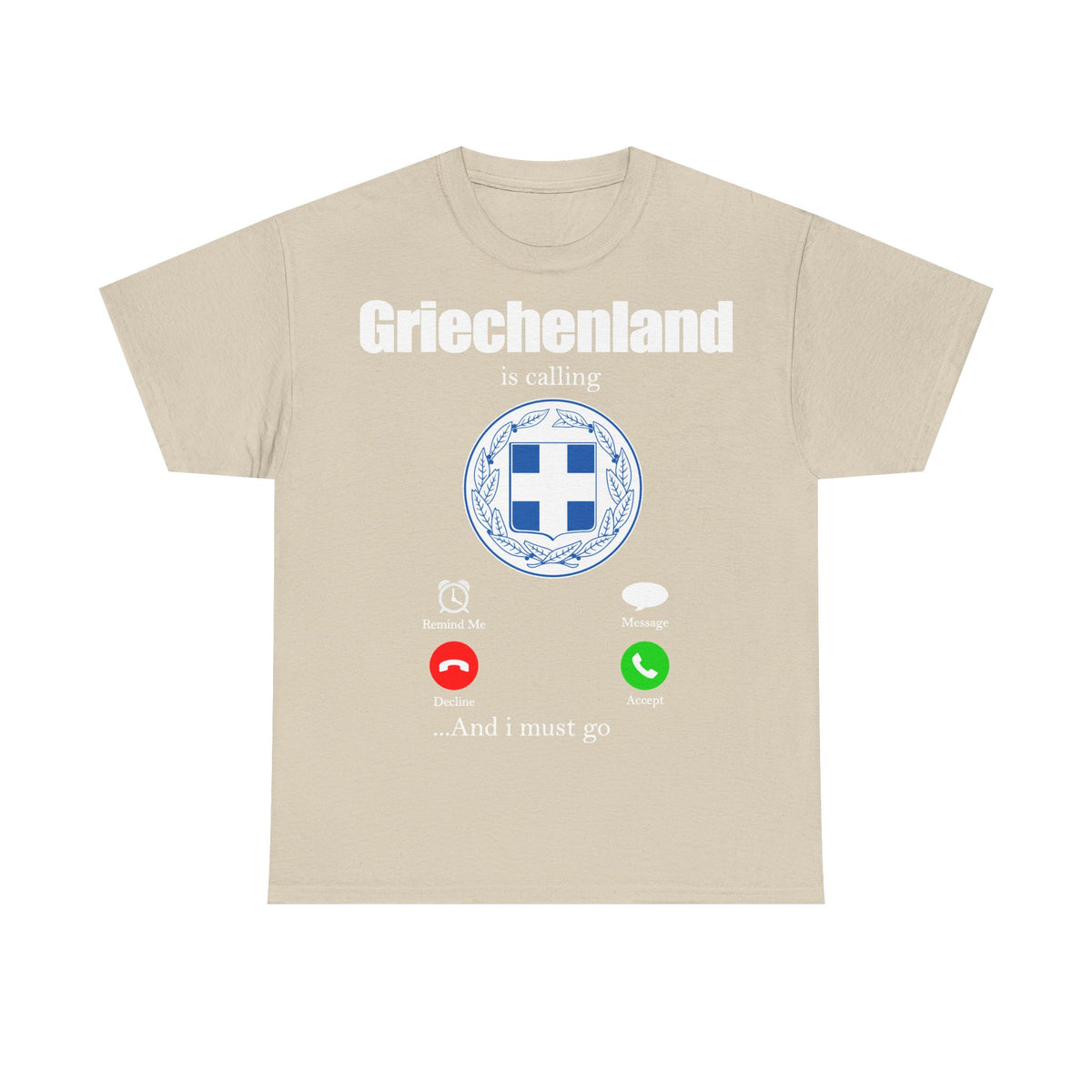 Grecia Grecia Bandera Escudo Patria Fútbol Deporte Aficionado Idea de regalo - Camiseta unisex