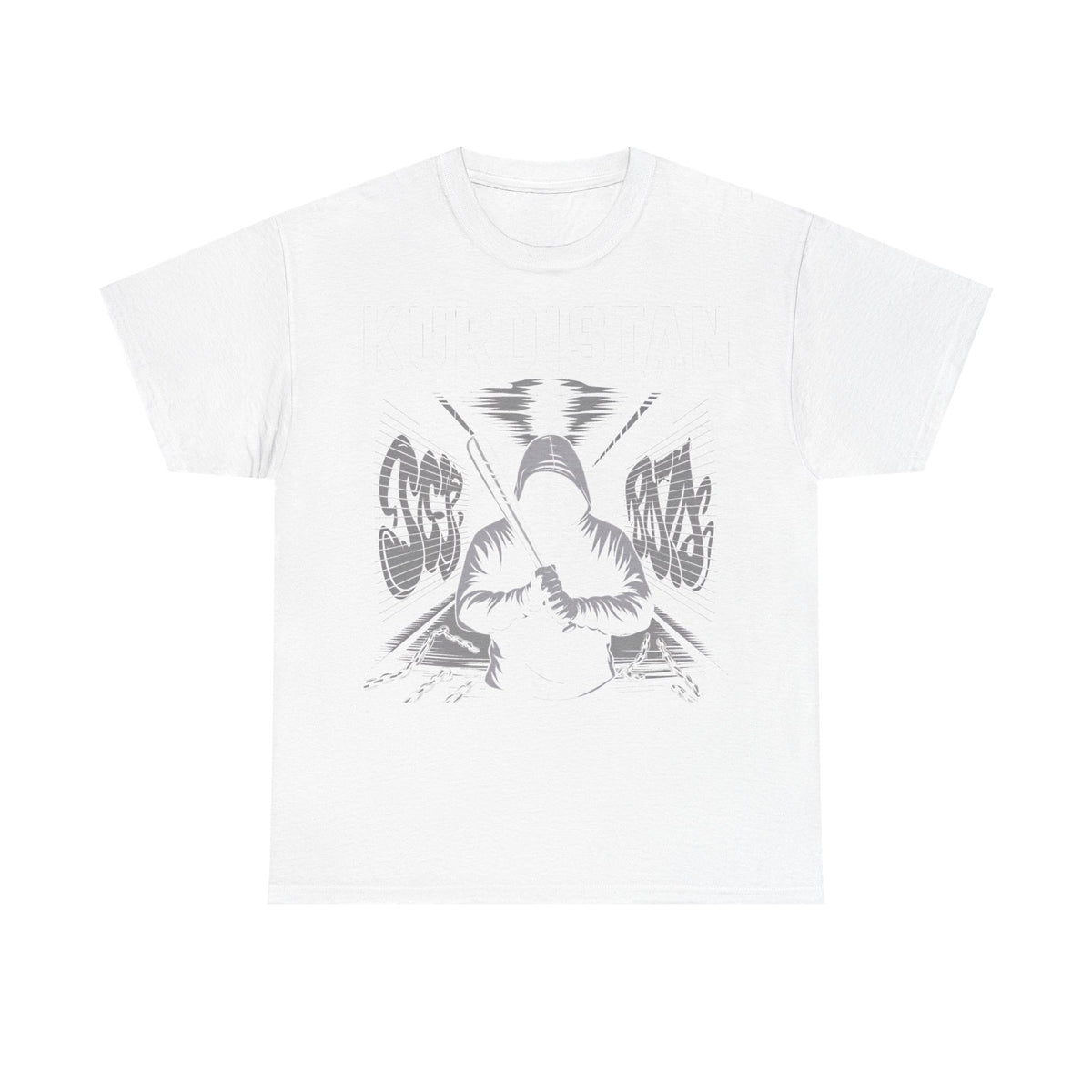 Camiseta unisex con escudo, bandera y regalo para los aficionados del Kurdistán: Azadi, patria