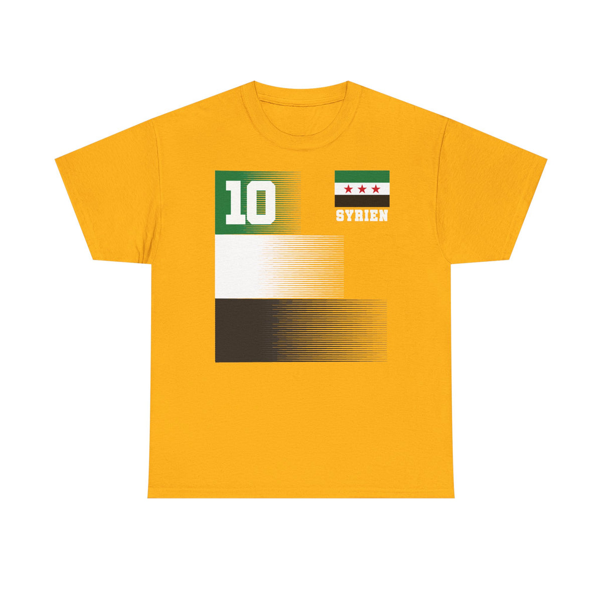 Syria Syrien Wappen Flagge Heimat Sport Fan Geschenkidee - Unisex T-Shirt