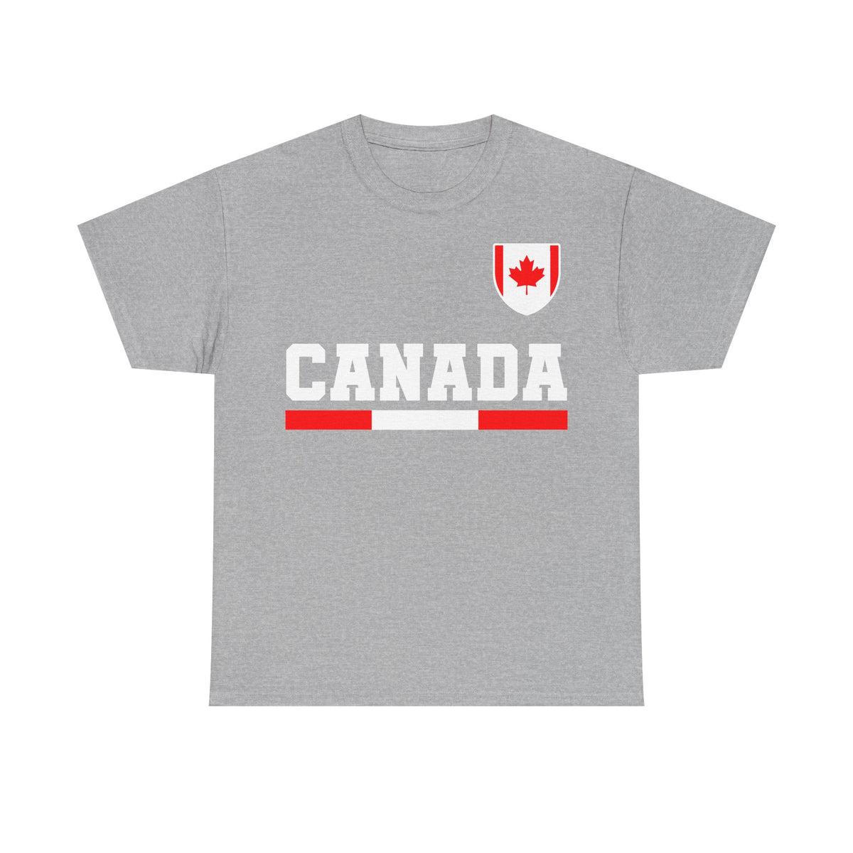 Canada Kanada Wappen Flagge Fan Sport Fußball Geschenkidee - Unisey T-Shirt