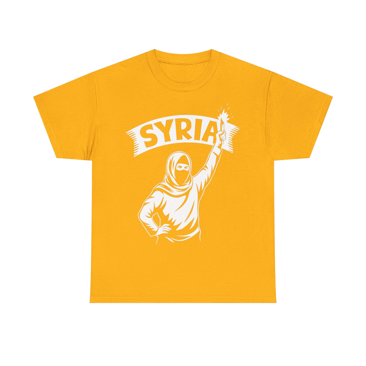 Syria Syrien Hooligan Wappen Flagge Heimat Sport Fußball Fan Geschenkidee - Unisex T-Shirt