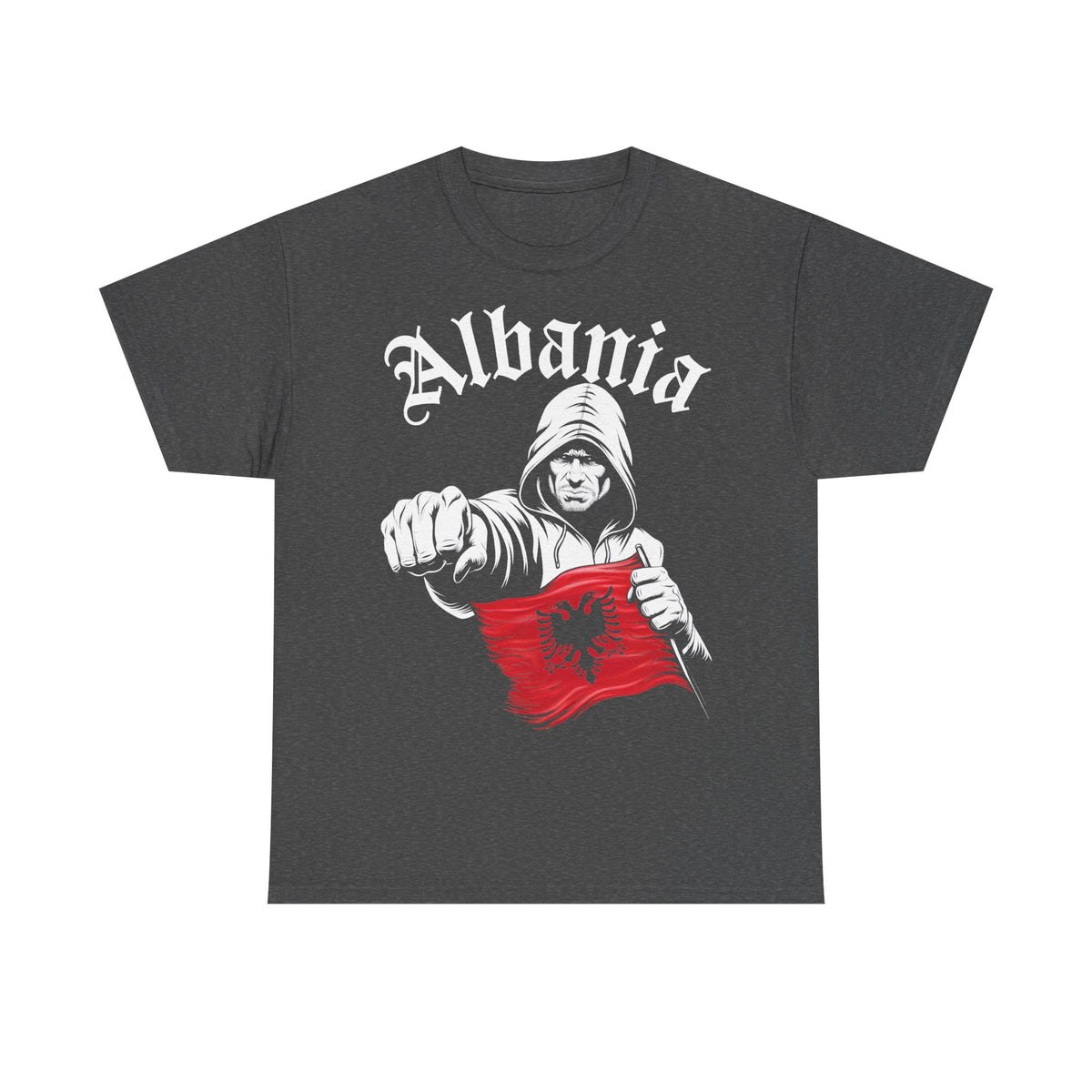 Albania Hooligan Wappen Shqiptar Flagge Adler Fußball Fan Sport - Unisex T Shirt