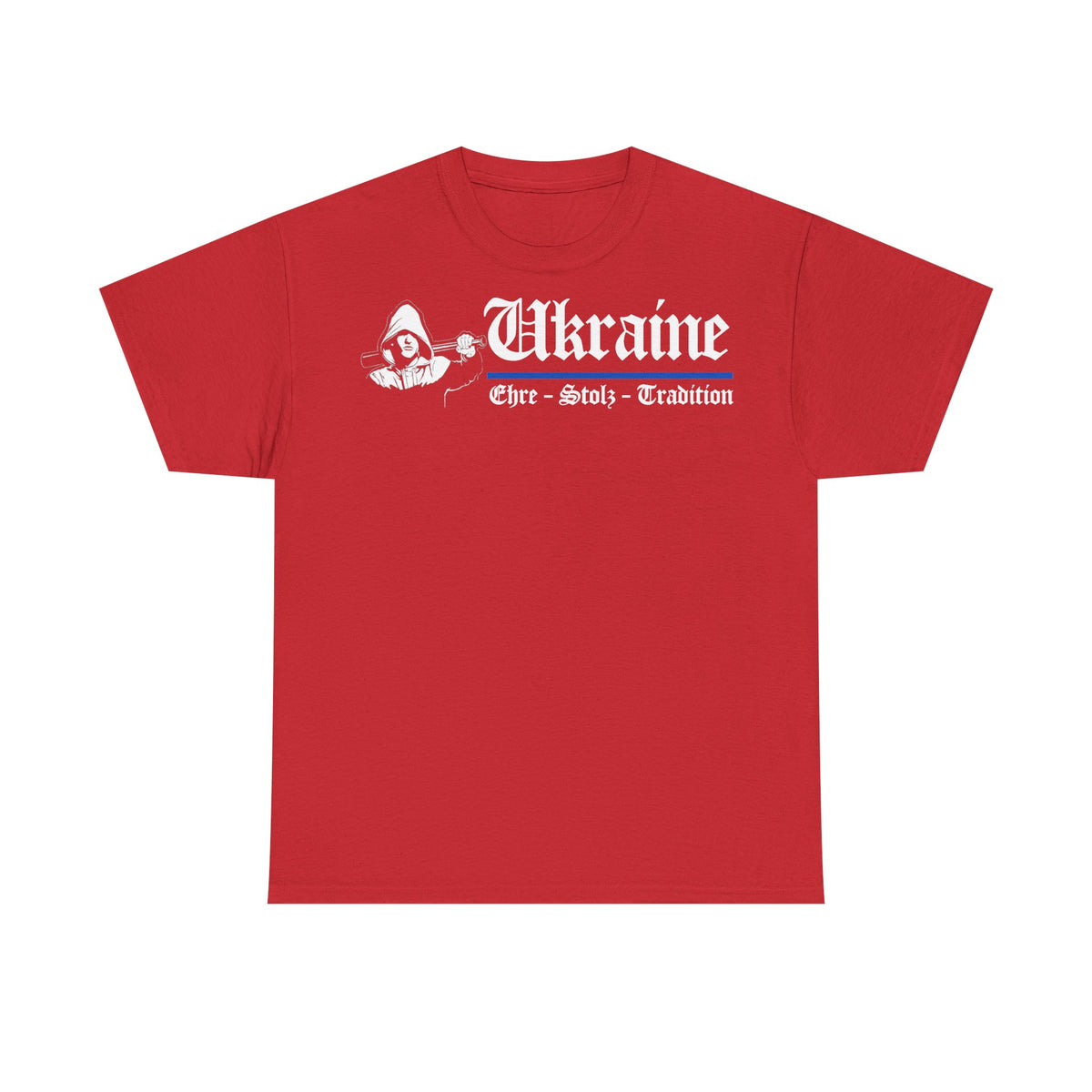 Bandera de Ucrania escudo idea de regalo afición al deporte moda vintage - Camiseta unisex
