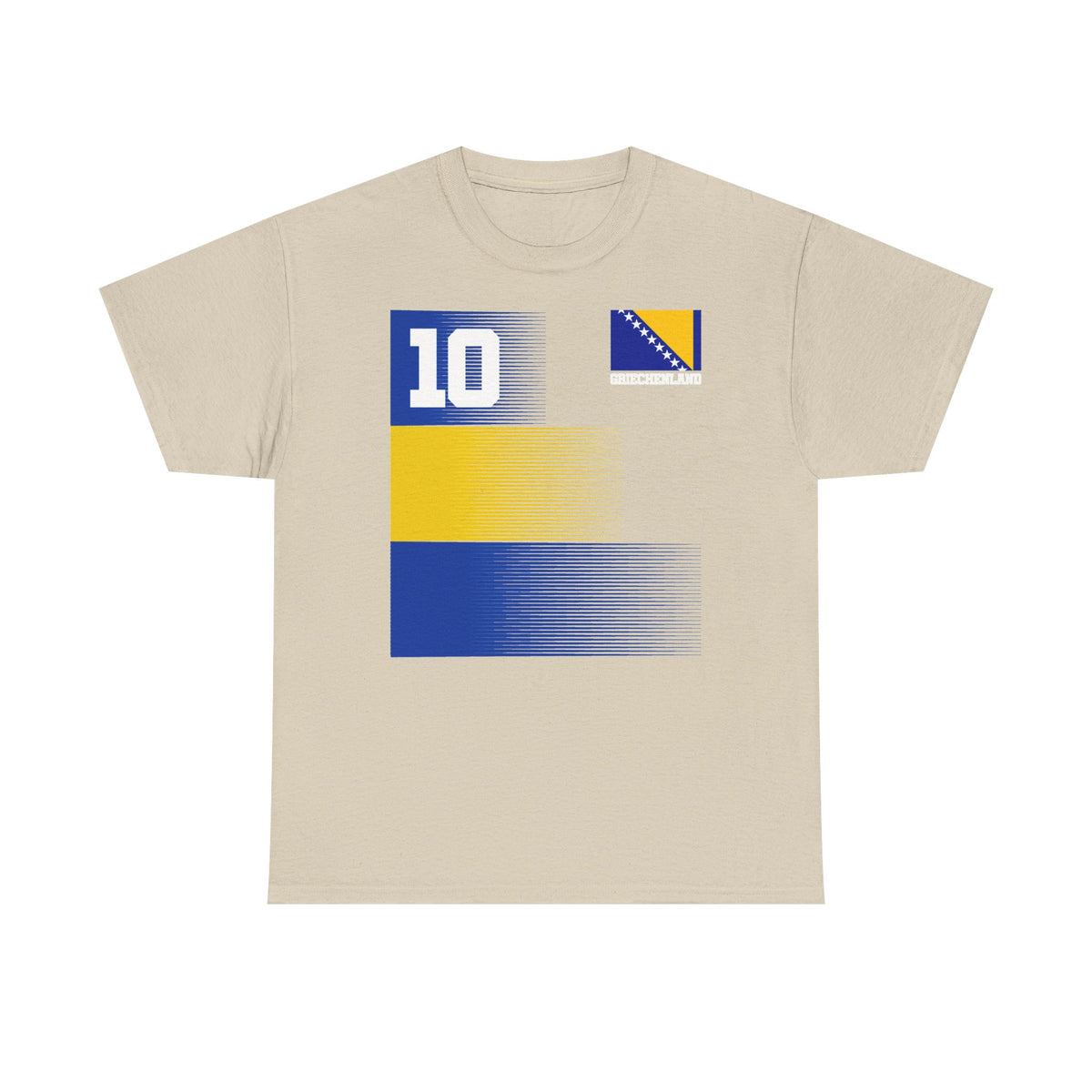Bosnia Wappen Flagge Stolz Heimat Fußball fan Geschenkidee - Unisex T-Shirt