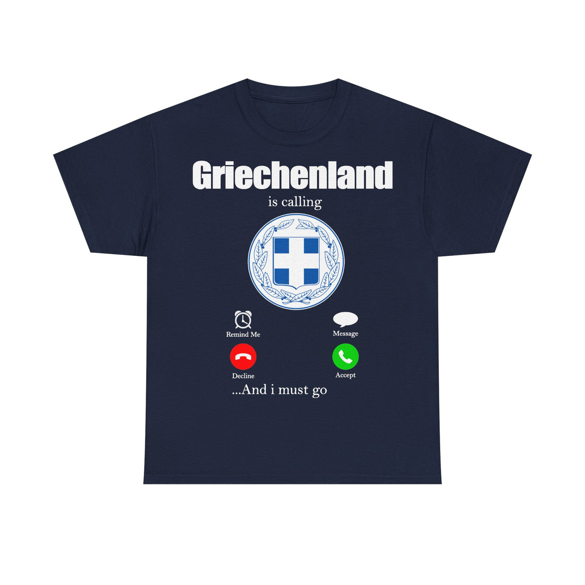 Grecia Grecia Bandera Escudo Patria Fútbol Deporte Aficionado Idea de regalo - Camiseta unisex