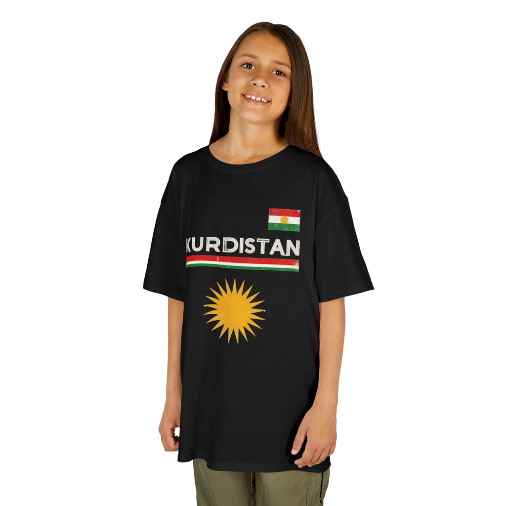 Kurdistan Street Urban Azadi Sonne Wappen - Unisex Kinder & Jugendliche T-Shirt