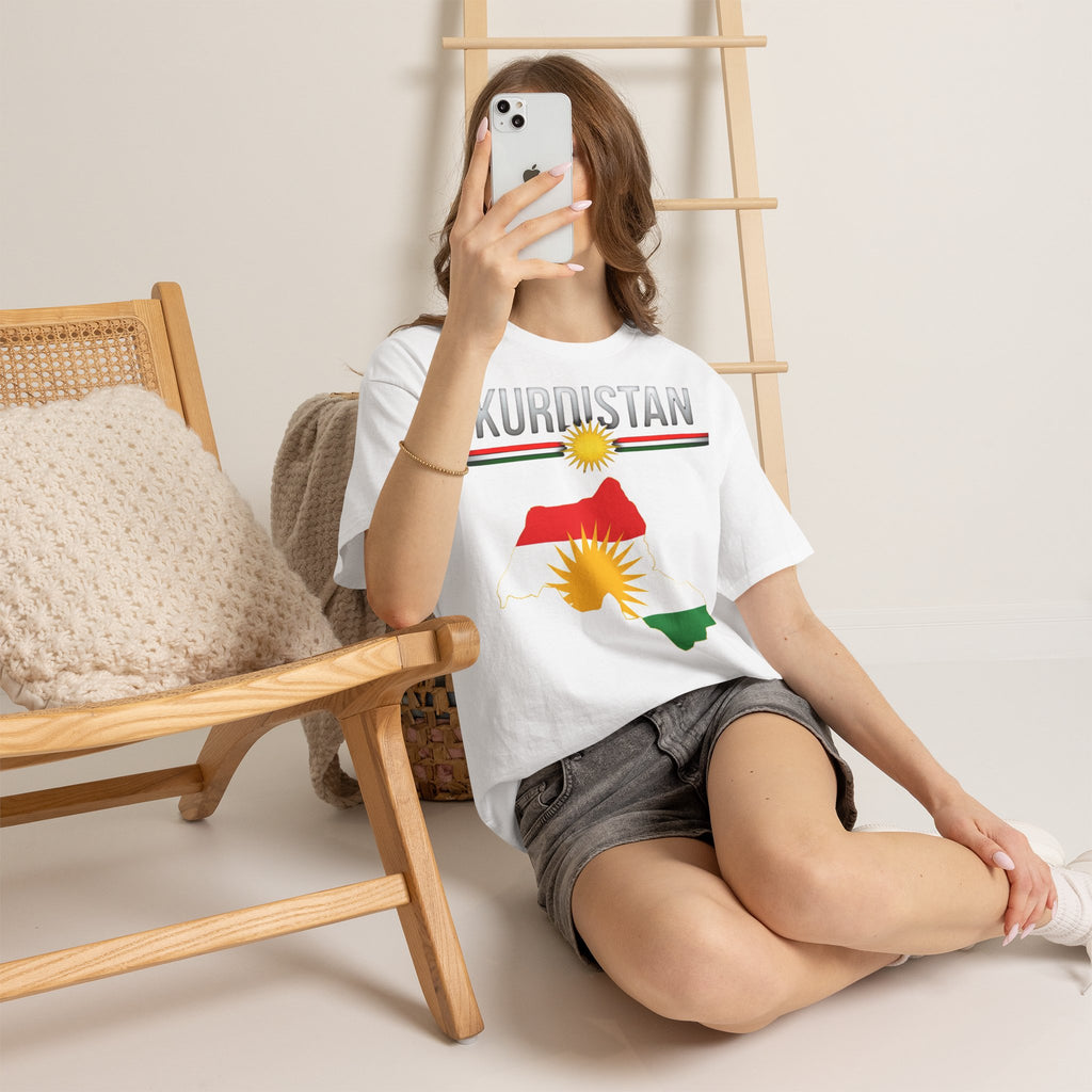 Kurdistan Pride Stolz Flagge Wappen - Unisex T-Shirt