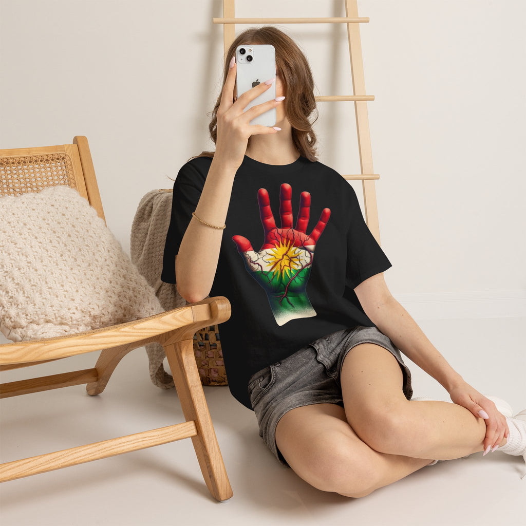 Kurdisches DNA im Blut Stolz Flagge - Unisex T-Shirt