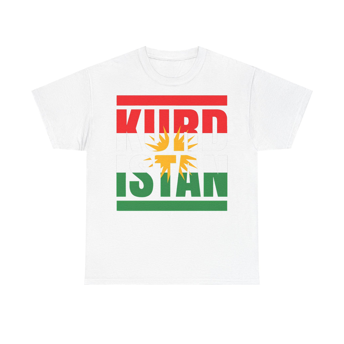 Kurdistán Azadi Escudo Bandera Patria Newroz Regalo - Camiseta unisex