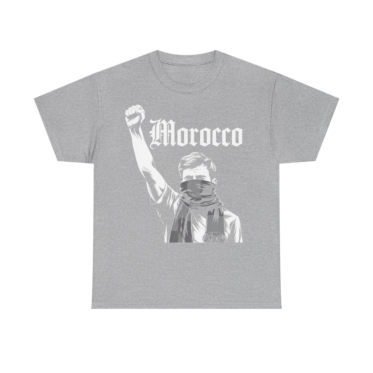 Escudo de hooligan de Marruecos Bandera de Marruecos Fútbol Aficionado Deporte Idea de regalo - Camiseta unisex