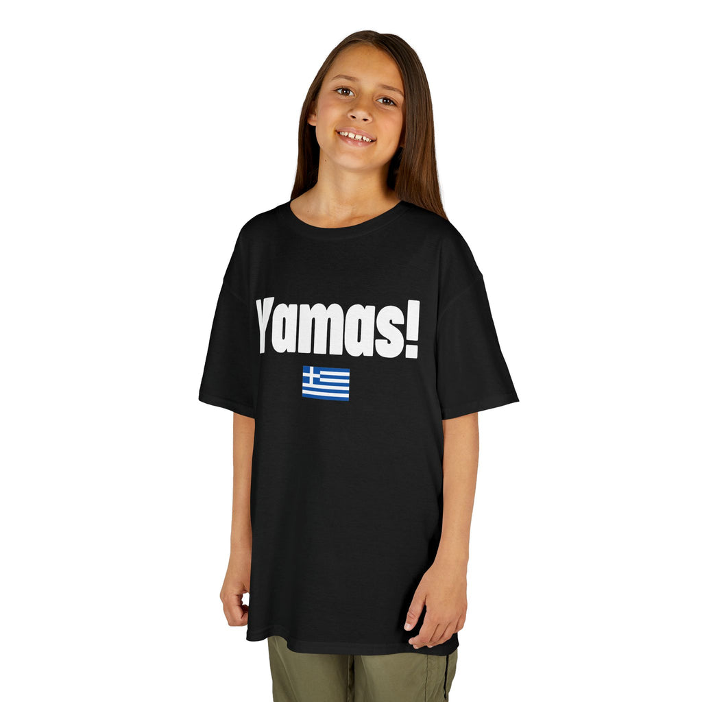 Greece Griechenland Flagge Wappen Heimat Fußball Sport Fan Geschenkidee - Für Kinder & Jugendliche Unisex T-Shirt