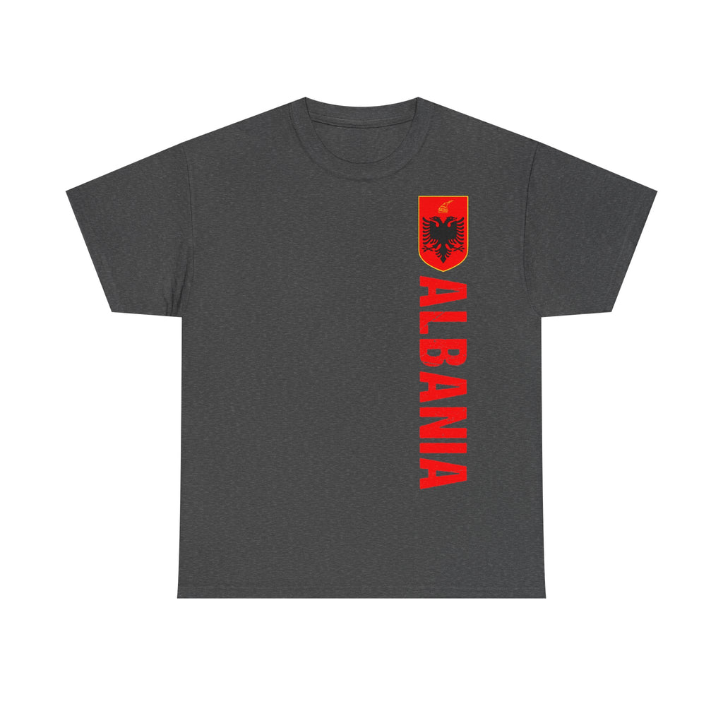 Albania Wappen Shqiptar Flagge Adler Fußball Fan Sport Unisex T Shirt