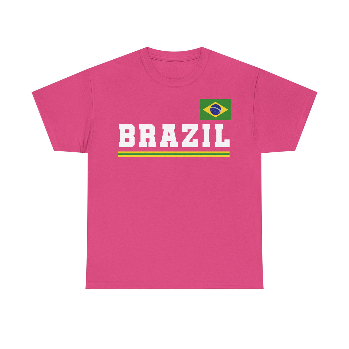 Brazil Brasilien Wappen Flagge Sport Fan Fußball Geschenkidee - Unisex T-Shirt