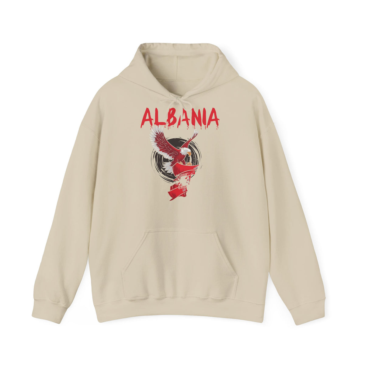 Albania Adler Street Art Urban Flagge - Unisex Hoodie