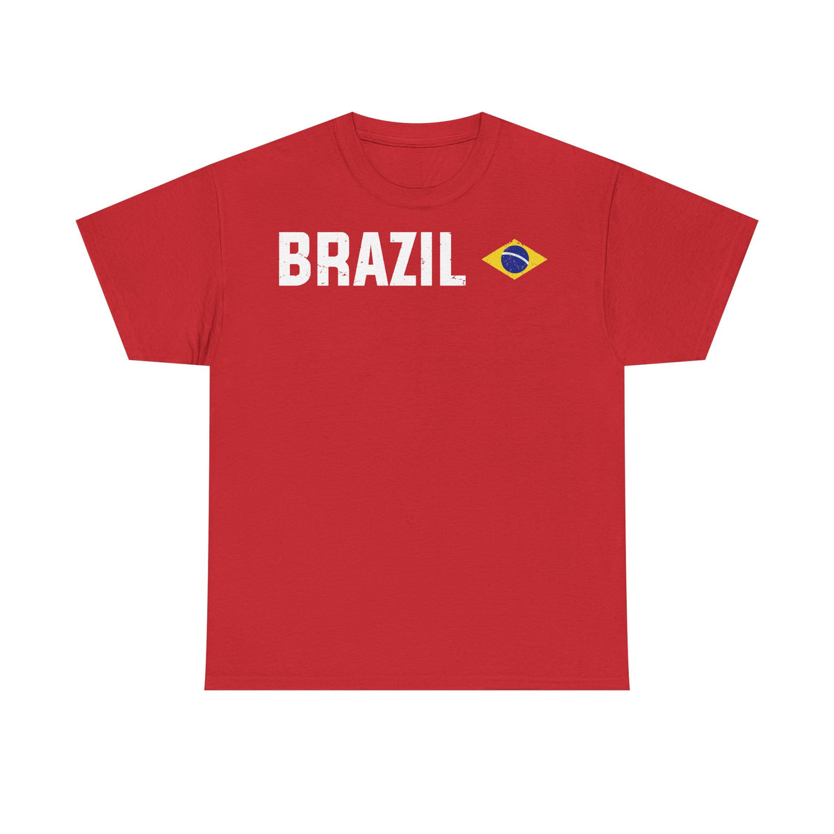 Brazil Brasilien Wappen Flagge Sport Fan Fußball Geschenkidee - Unisex T-Shirt