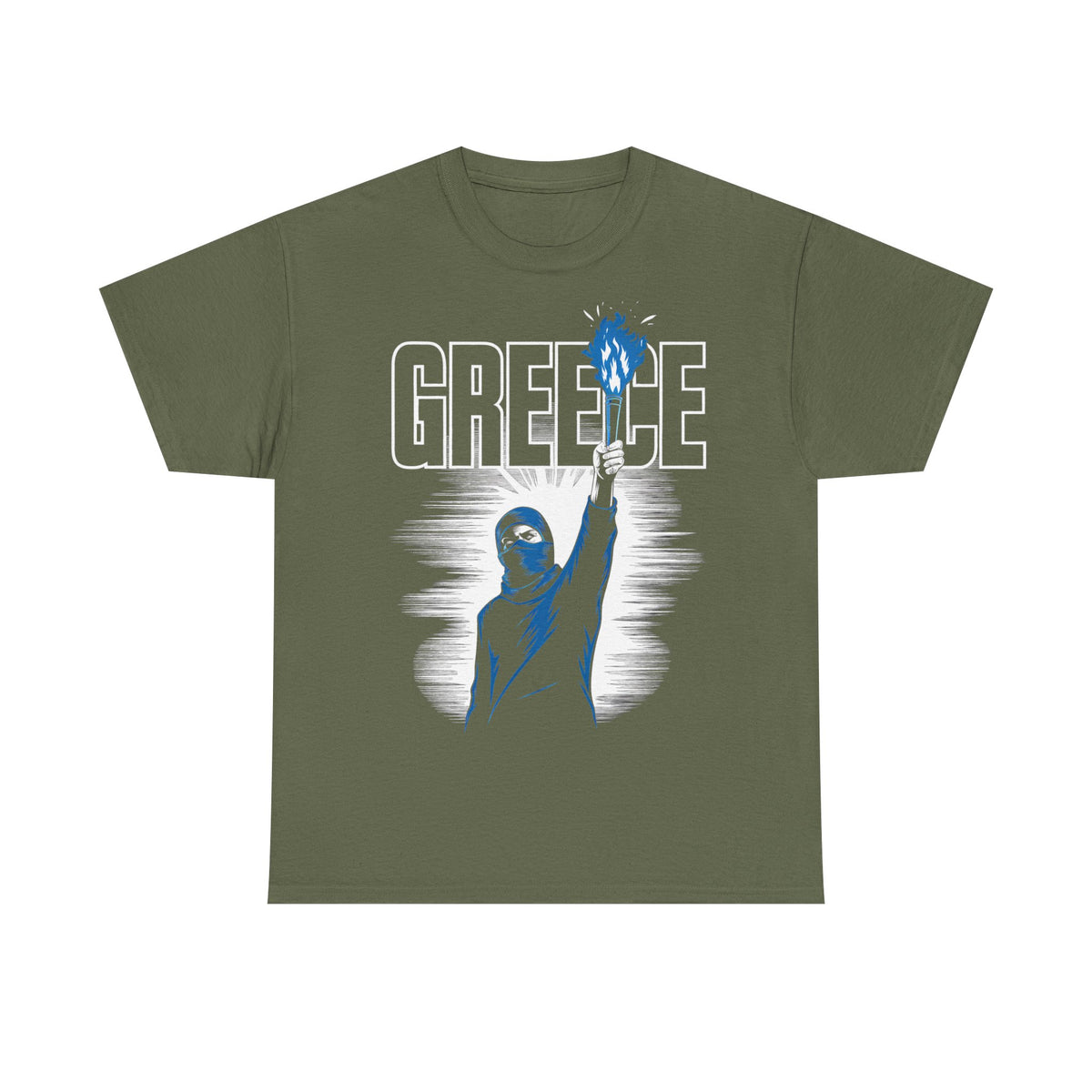 Grecia Grecia hooligan bandera escudo patria fútbol deporte aficionado idea de regalo - camiseta unisex
