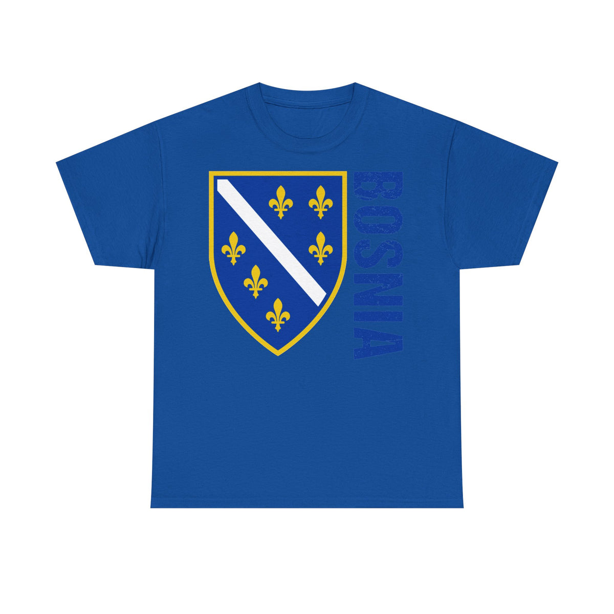 Bosnia escudo bandera orgullo patria aficionado al fútbol idea de regalo - Camiseta unisex