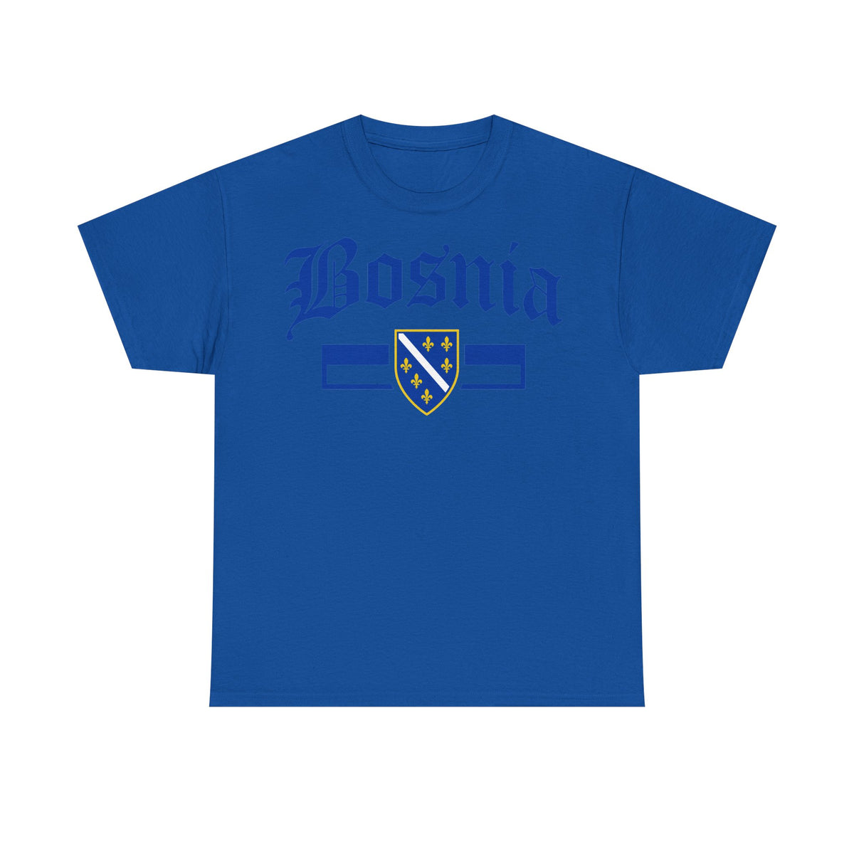 Bosnia escudo bandera orgullo patria aficionado al fútbol idea de regalo - Camiseta unisex