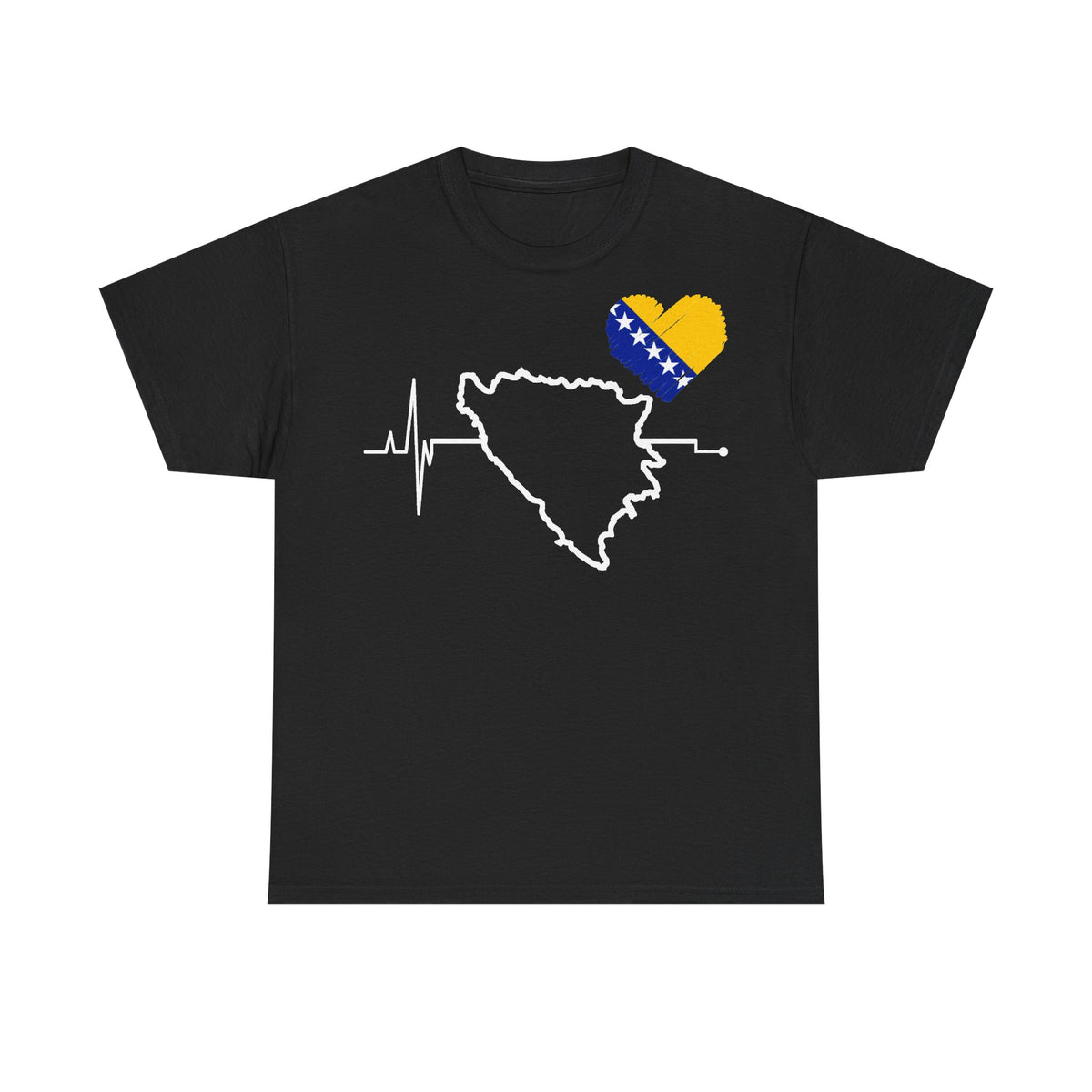 Bosnia escudo bandera orgullo patria aficionado al fútbol idea de regalo - Camiseta unisex