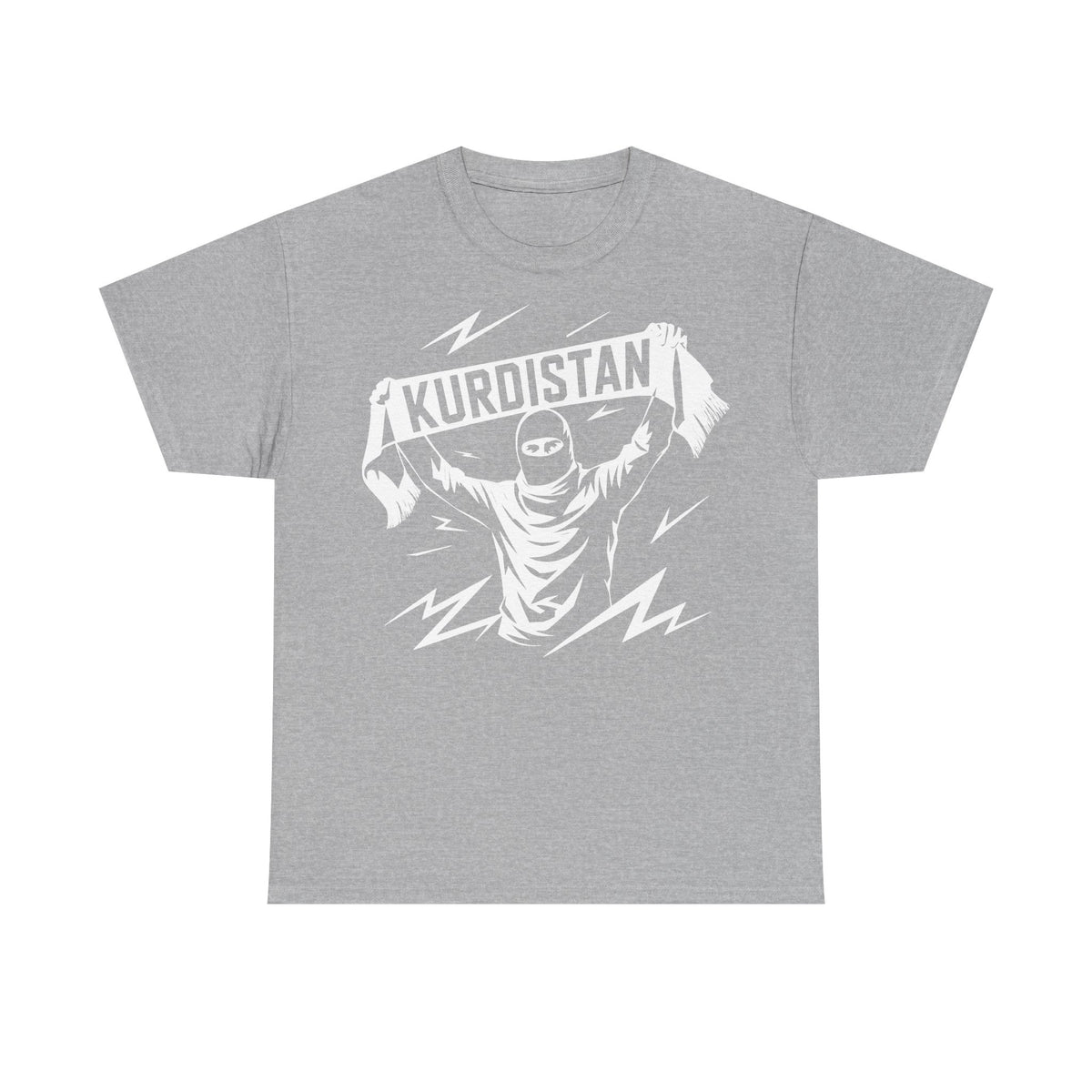 Camiseta unisex con escudo, bandera y regalo para los aficionados del Kurdistán: Azadi, patria