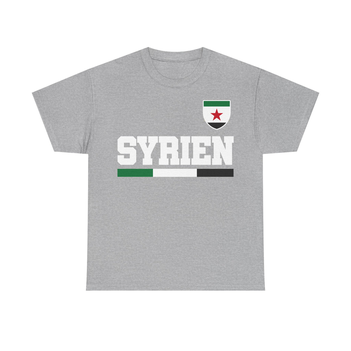 Syria Syrien Wappen Flagge Heimat Sport Fan Geschenkidee - Unisex T-Shirt