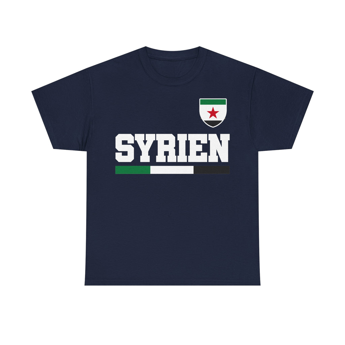 Syria Syrien Wappen Flagge Heimat Sport Fan Geschenkidee - Unisex T-Shirt