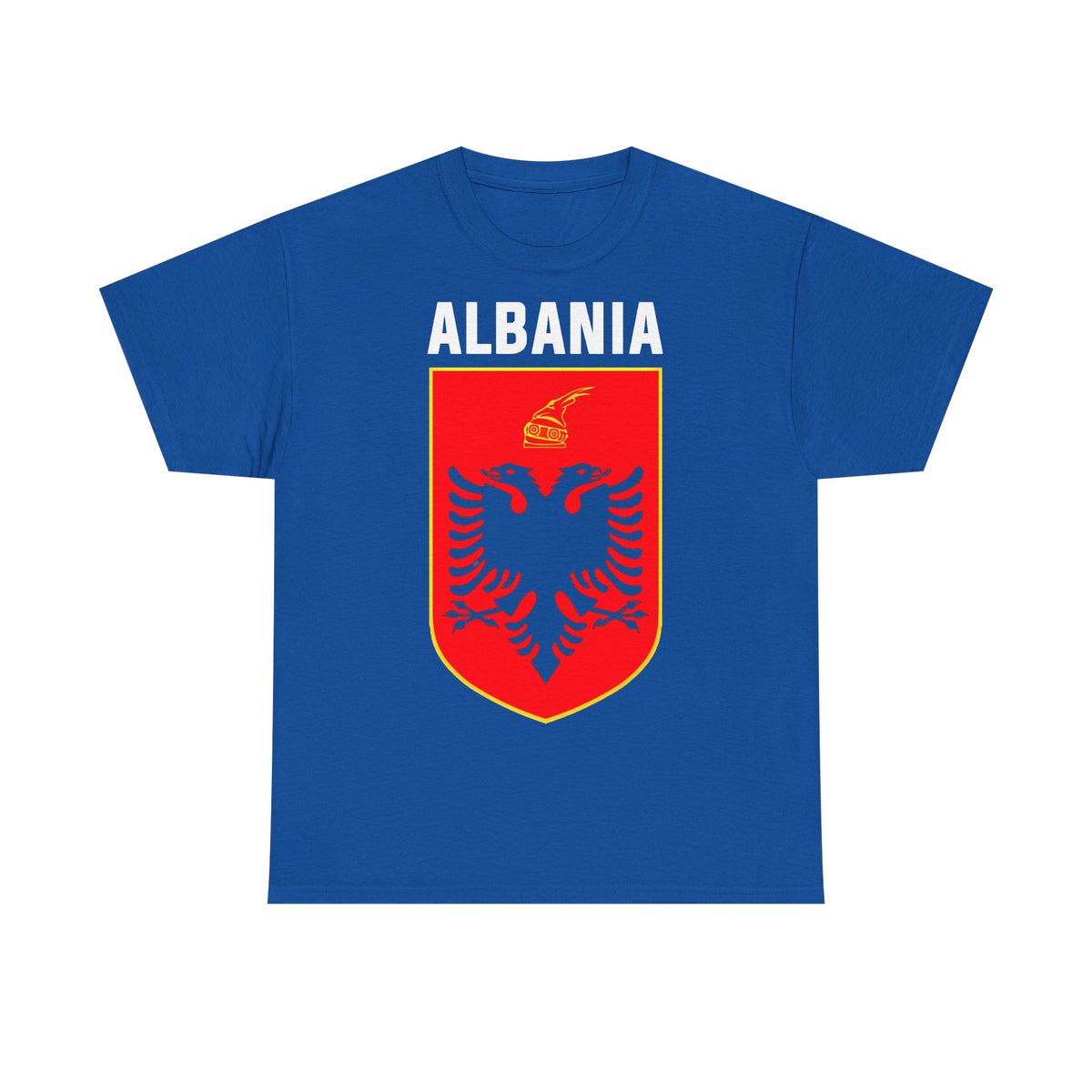 Camiseta unisex de Albania, escudo albanés, bandera, águila, fútbol, aficionado, deporte