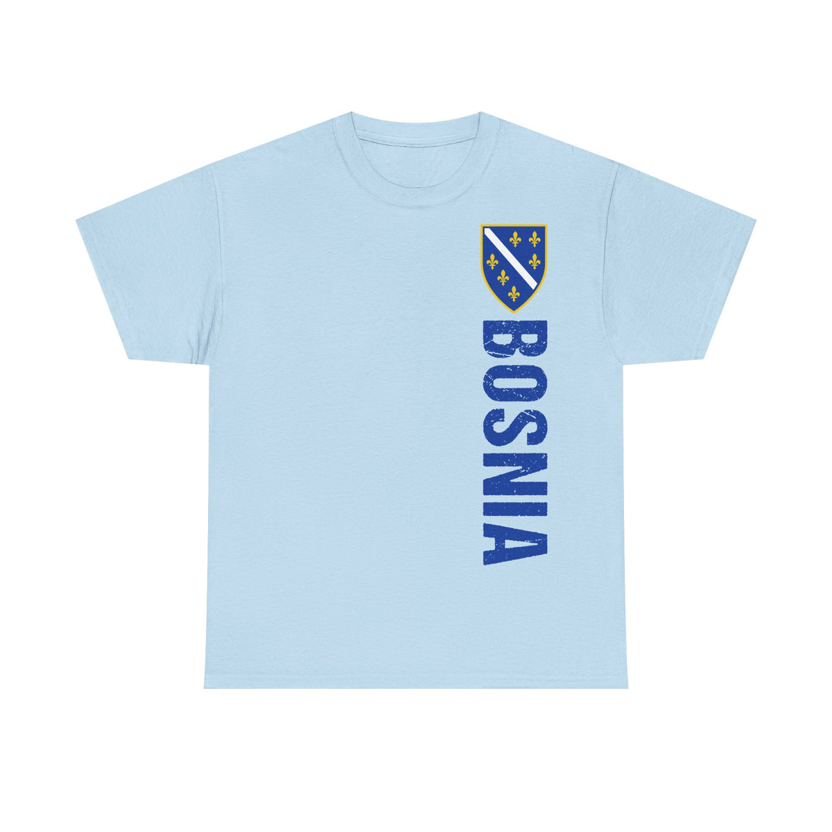 Bosnia escudo bandera orgullo patria aficionado al fútbol idea de regalo - Camiseta unisex