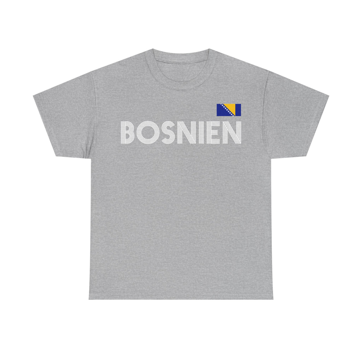 Bosnia Wappen Flagge Stolz Heimat Fußball fan Geschenkidee - Unisex T-Shirt