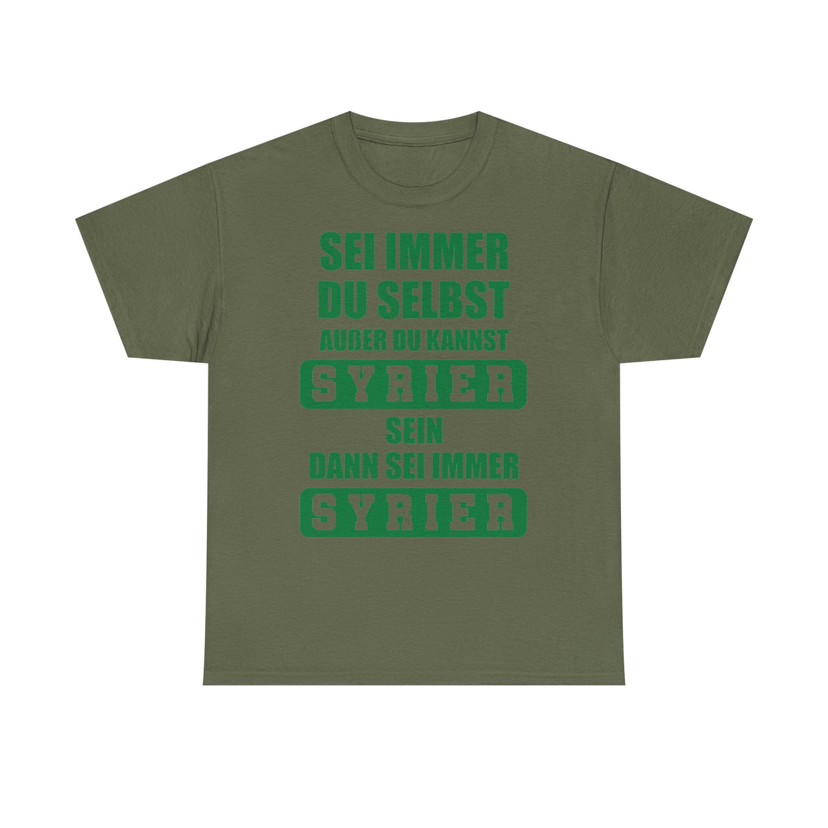 Syria Syrien Wappen Flagge Heimat Sport Fan Geschenkidee - Unisex T-Shirt
