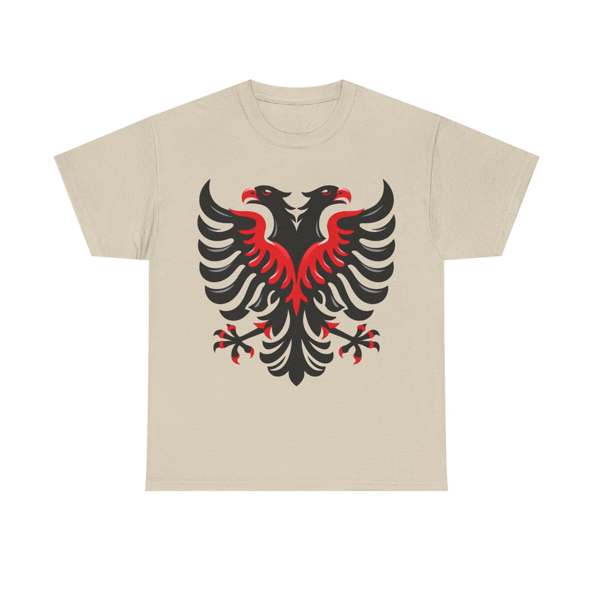 Albania Kosovo Doppeladler Flagge Geschenkidee - Unisex T-Shirt