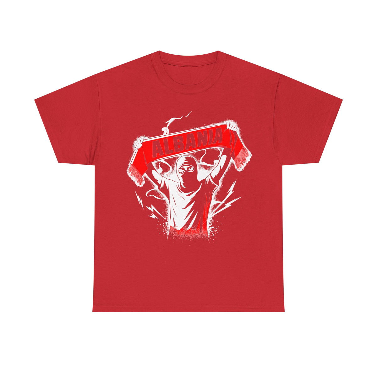 Albania Hooligan Wappen Shqiptar Flagge Adler Fußball Fan Sport - Unisex T Shirt