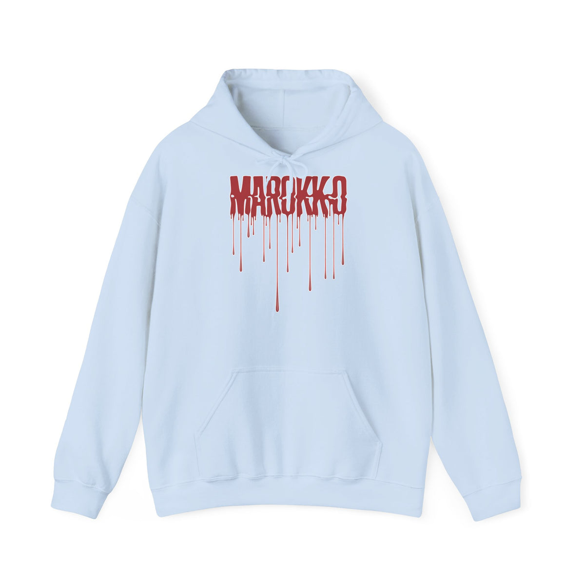 Stemma del Marocco Bandiera del Marocco Orgoglio Tifoso di calcio Sport Idea regalo - Felpa con cappuccio unisex