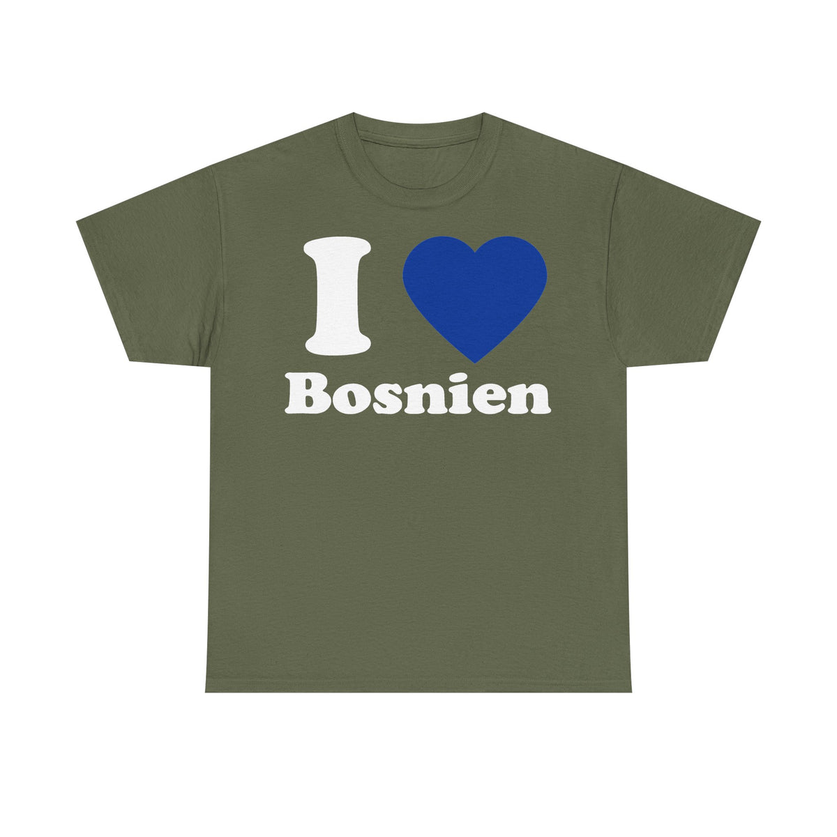 Bosnia Wappen Flagge Stolz Heimat Fußball fan Geschenkidee - Unisex T-Shirt