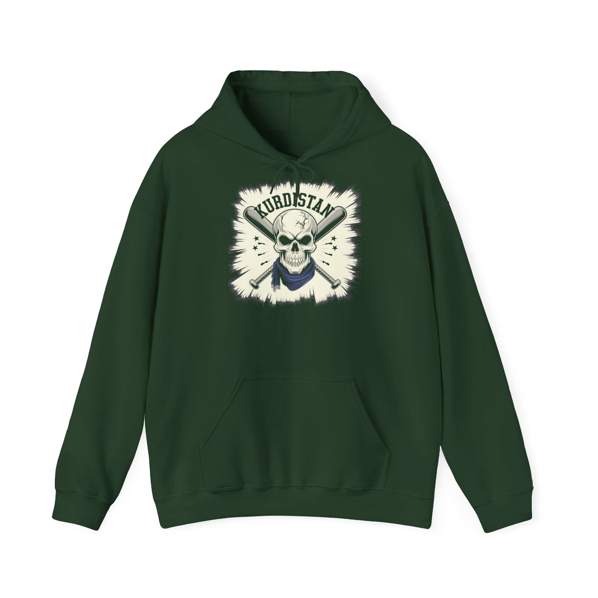 Kurdistan hooligan patria orgoglio stemma bandiera sport calcio tifoso regalo - Felpa con cappuccio unisex