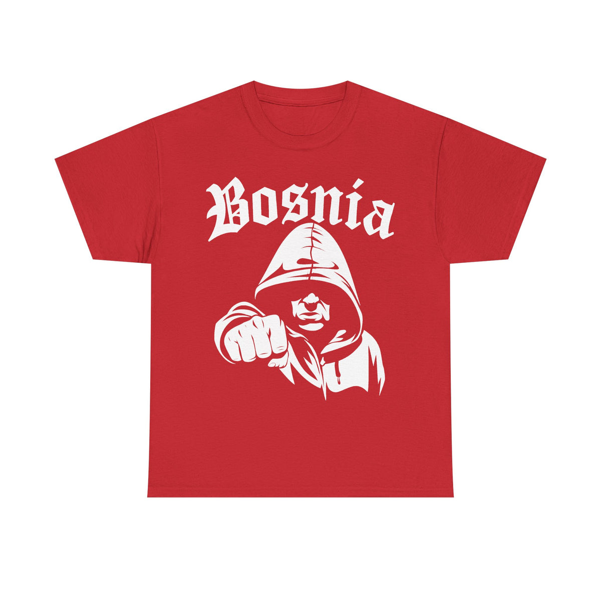 Bosnia Hooligan escudo bandera orgullo patria fútbol idea de regalo para fans - Camiseta unisex