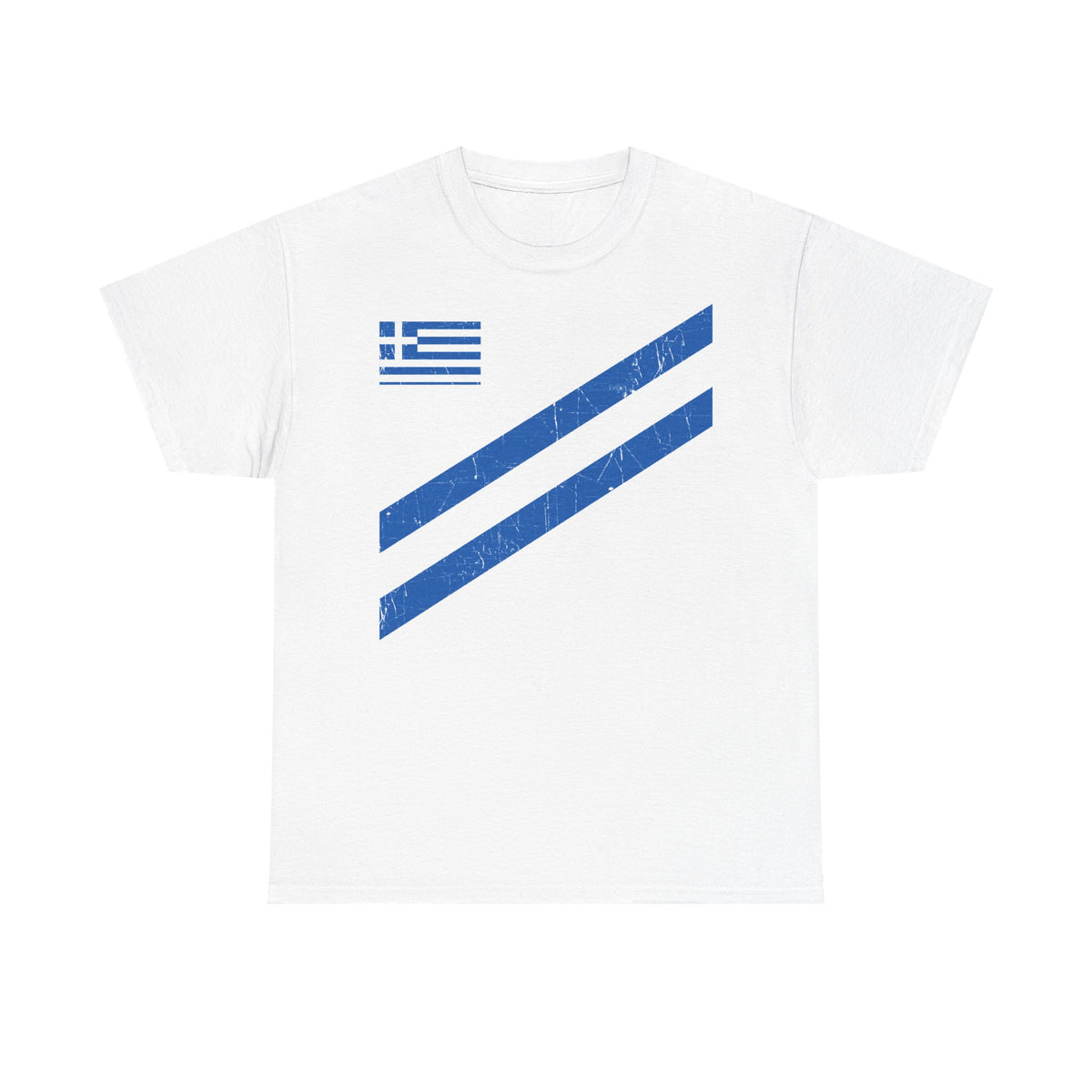 Grecia Grecia Bandera Escudo Patria Fútbol Deporte Aficionado Idea de regalo - Camiseta unisex