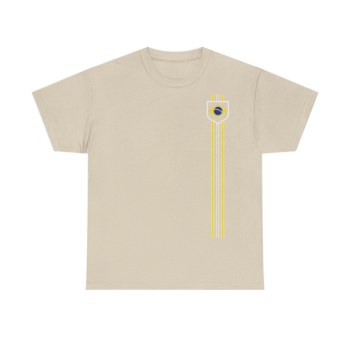 Brazil Brasilien Wappen Flagge Sport Fan Fußball Geschenkidee - Unisex T-Shirt