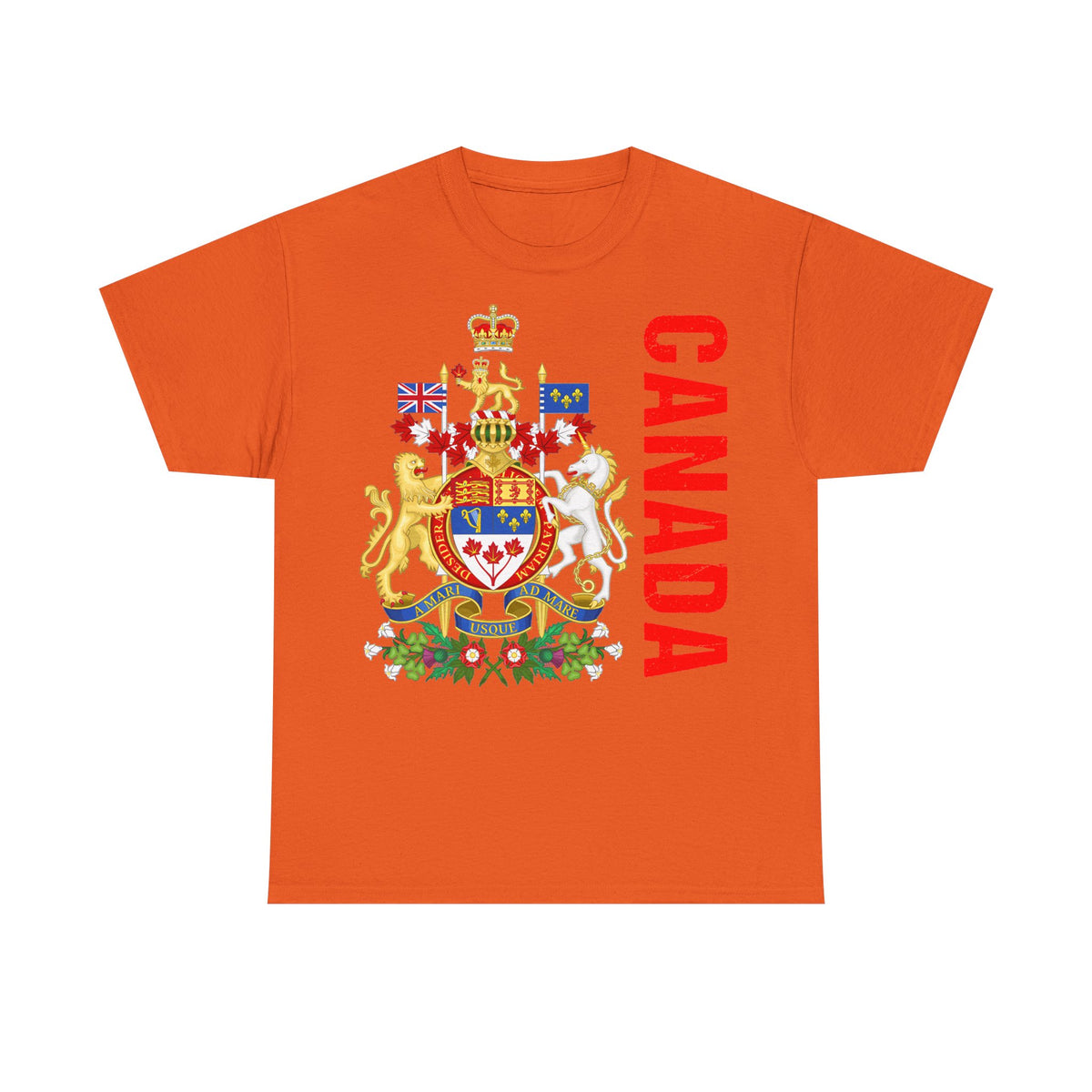 Canada Kanada Wappen Flagge Fan Sport Fußball Geschenkidee - Unisey T-Shirt