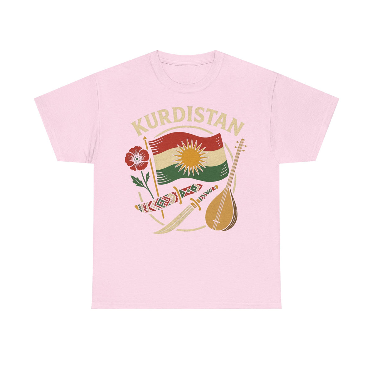 Kurdistan Heimat Flagge Azadi Newroz - Unisex T-shirt