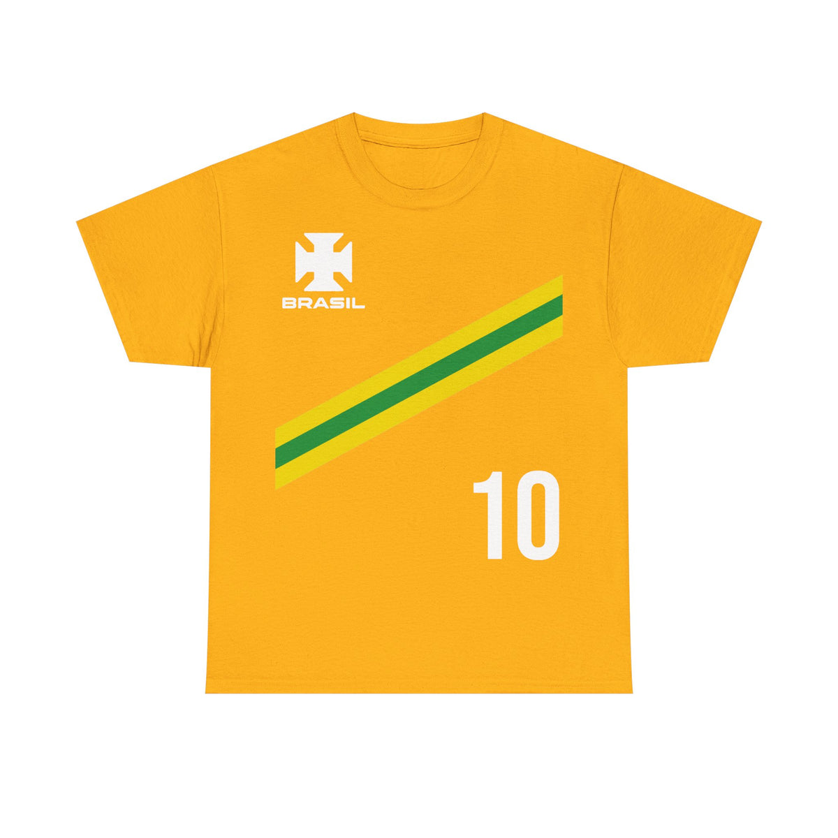 Brazil Brasilien Wappen Flagge Sport Fan Fußball Geschenkidee - Unisex T-Shirt