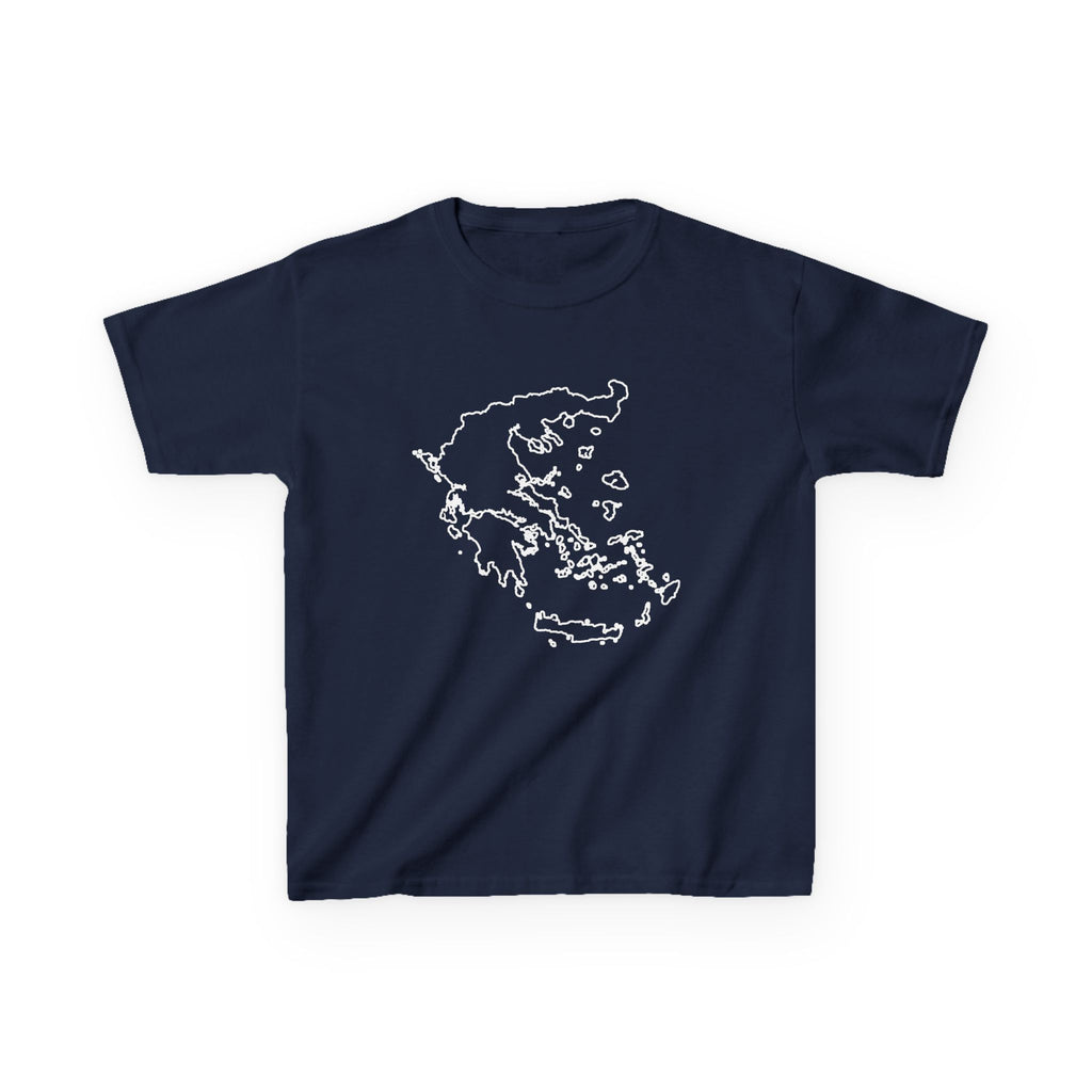 Greece Griechenland Flagge Wappen Heimat Fußball Sport Fan Geschenkidee - Für Kinder & Jugendliche Unisex T-Shirt