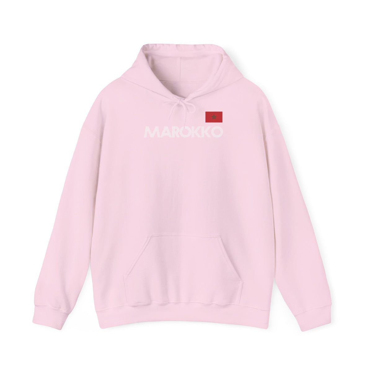 Stemma del Marocco Bandiera del Marocco Orgoglio Tifoso di calcio Sport Idea regalo - Felpa con cappuccio unisex