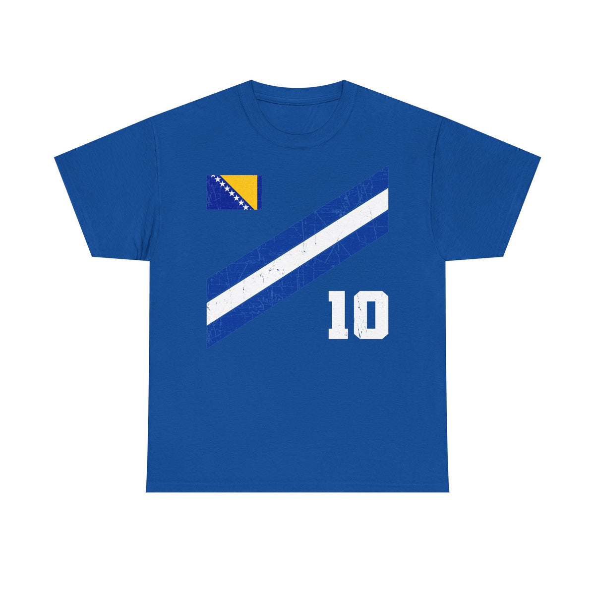 Bosnia Wappen Flagge Stolz Heimat Fußball fan Geschenkidee - Unisex T-Shirt