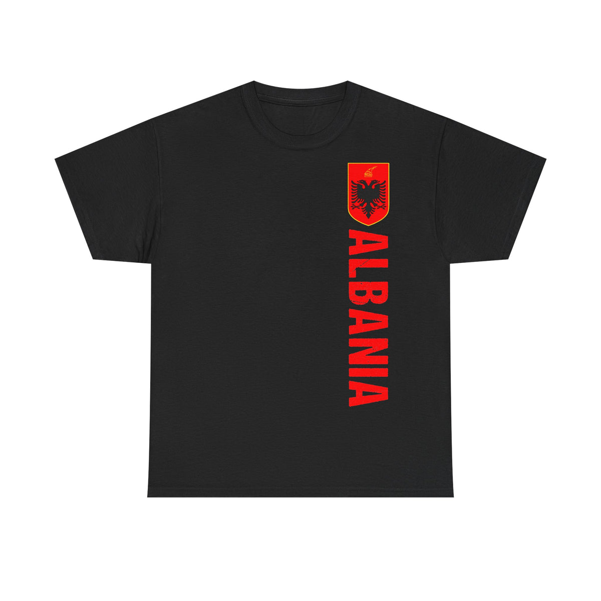 Albania Wappen Shqiptar Flagge Adler Fußball Fan Sport Unisex T Shirt